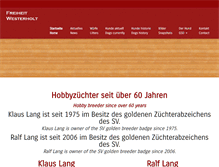 Tablet Screenshot of freiheit-westerholt.de
